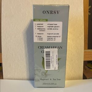 Vegan Cream Korean Cleanser - Mugwort & Tea Tree - NIB